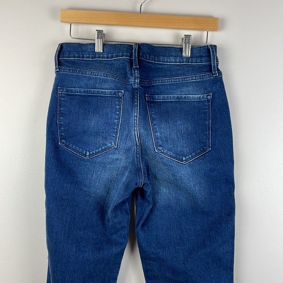 NWOT Old Navy Jeans SZ4 Flare Ankle High Rise Dark Wash Secret Slim Pockets - Picture 9 of 9